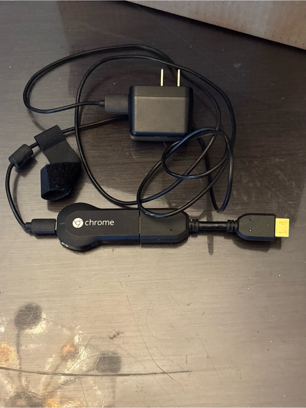 google Black Chromecast HDMI Streaming Stick with Power Adapter